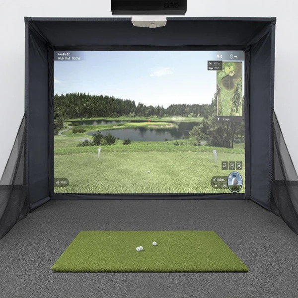 Uneekor QED Swingbay Golf Simulator Package