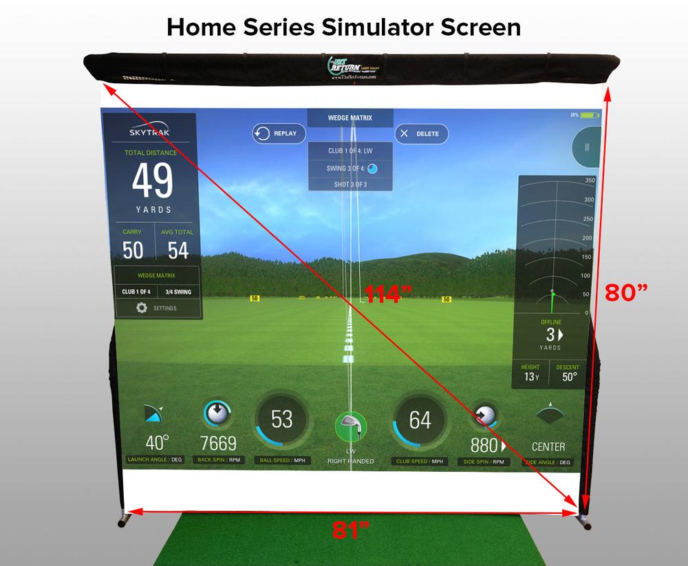 Golf Simulator Impact Screen - SIGPRO™ Premium – Shop Indoor Golf