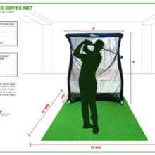 The Net Return Mini Pro Golf Mat And Net Package