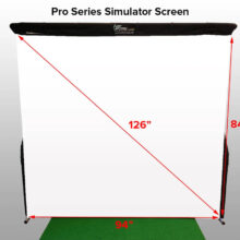 The Net Return Simulator Pro Series Golf Simulator Screen