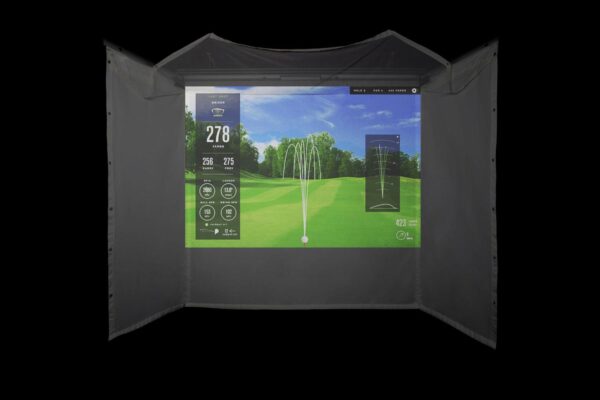 HomeCourse Pro 180 Retractable Golf Simulator Screen