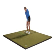 Fiberbuilt 10’ X 10’ Double Hitting Combo Golf Mat