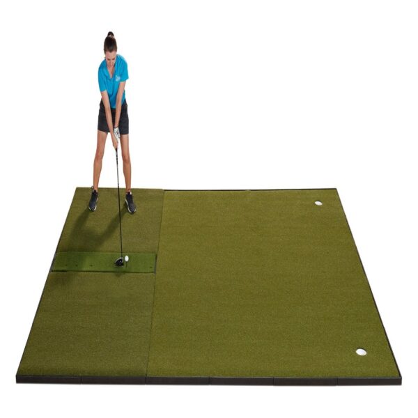 Fiberbuilt 10’X 12’ Center-Hitting Combo Golf Mat