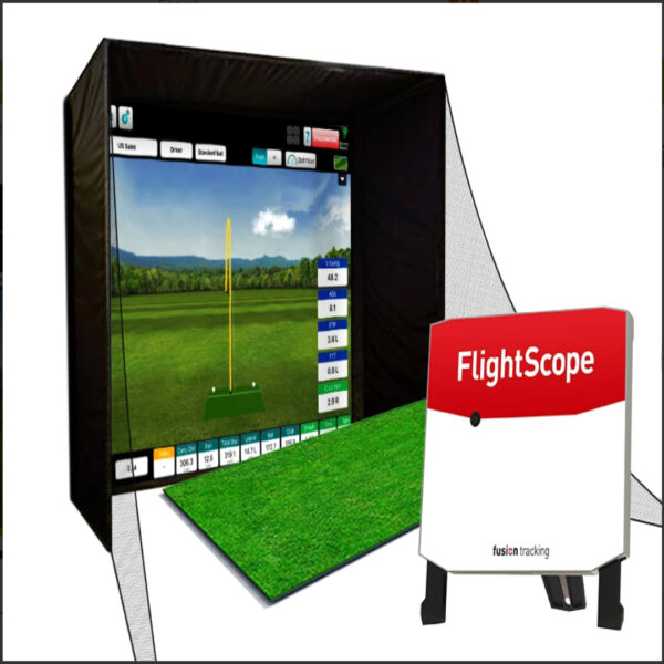 Flightscope X3 PerfectBay Golf Simulator Package