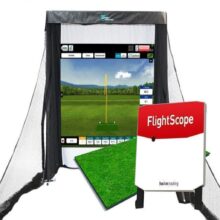 FlightScope X3 Premium Golf Simulator Package.