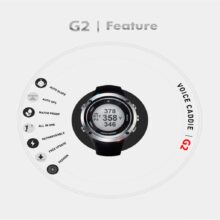 Voice Caddie G2 Hybrid Golf GPS Watch With Slope