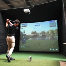 SkyTrak SimBay Golf Simulator Package