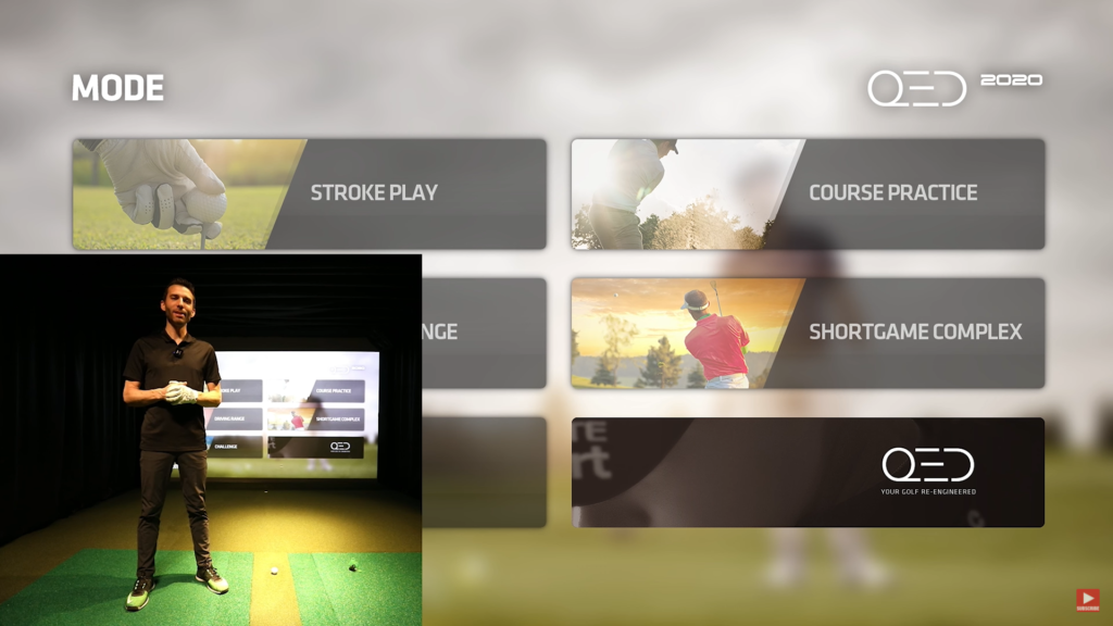 Golf Simulator Review - UNEEKOR EYE XO Short Game Complex Evaluation Mode