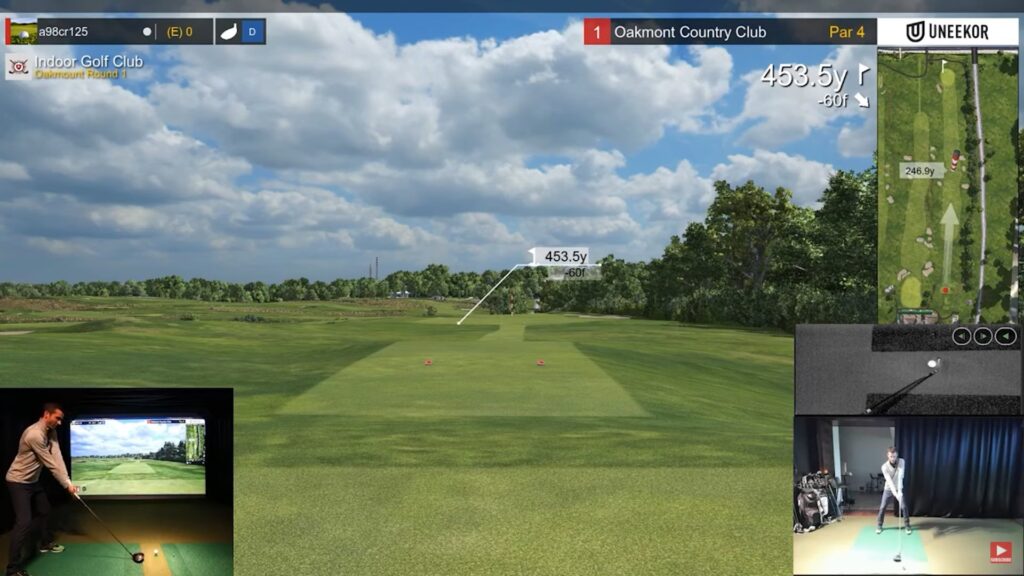 18 holes in 30 minutes - Golf Simulator Speed Round at Oakmont (E6)