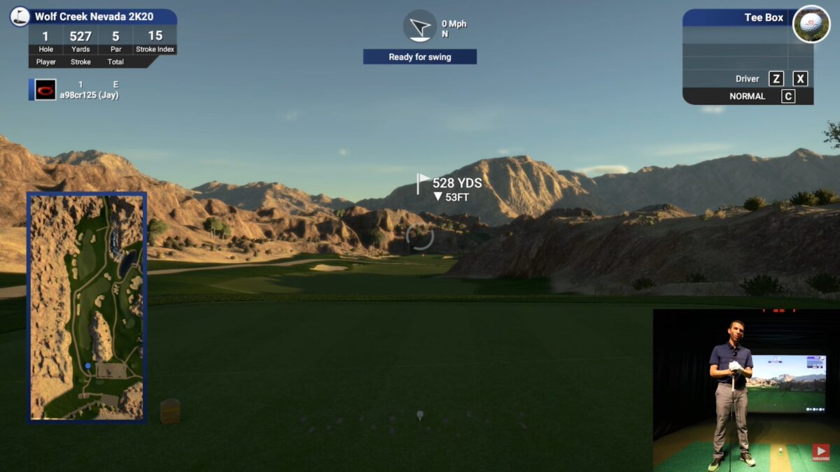 Playing Wolf Creek On TGC 2019 : UNEEKOR EYE Golf Simulator (4K)