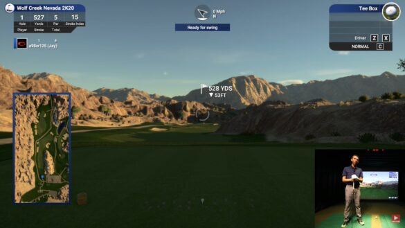 Playing Wolf Creek On TGC 2019 : UNEEKOR EYE Golf Simulator (4K)