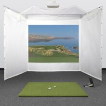 GC2 HomeCourse Retractable Golf Simulator Package