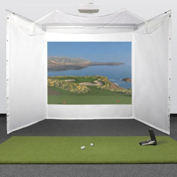 GC2 HomeCourse Retractable Golf Simulator Package