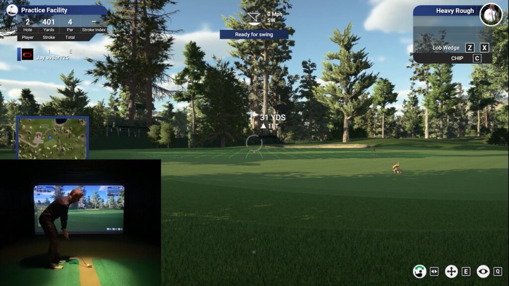 TGC 2019 Chipping on the Flightscope Mevo Plus Golf Simulator