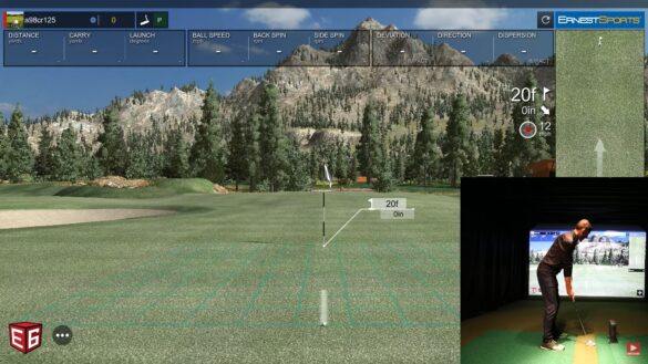 ES TOUR PLUS LAUNCH MONITOR - Chipping & Putting (E6 Connect)