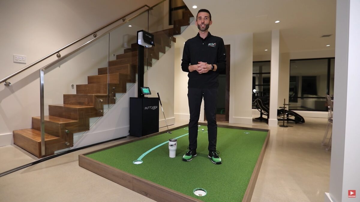 PUTTVIEW P7 (Plus) – FIRST LOOK & REVIEW – Indoor Home Putting Green