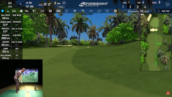 Foresight Sports GCQUAD - FSX 2020 Golf Simulator Review (Playing 9 Holes at Emirates)