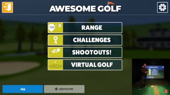 Awesome Golf Simulator Software - Virtual Golf - Flightscope Mevo Plus