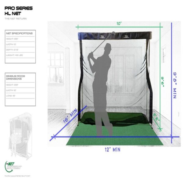 The Net Return Pro Series XL Golf & Multisport Net