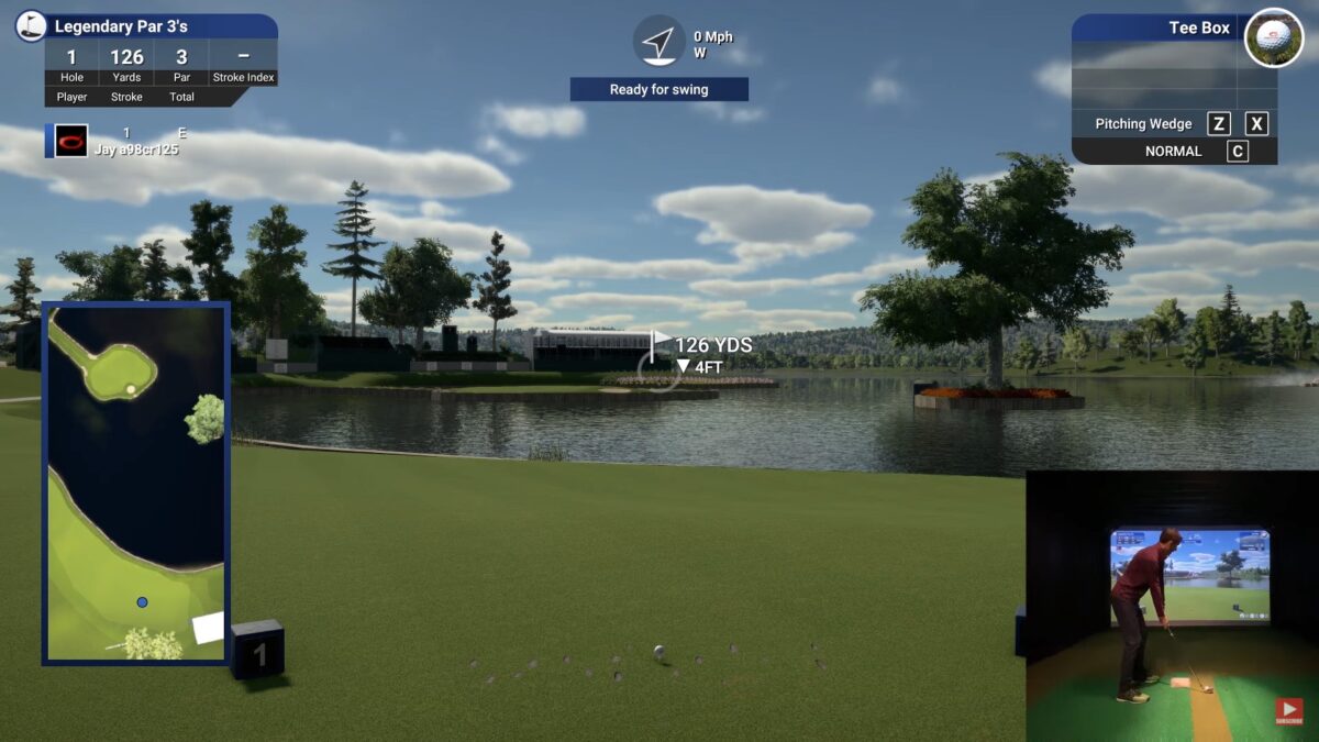 TGC 2019 Par 3 Course – Golf Simulator Review – Flightscope Mevo+ Launch Monitor