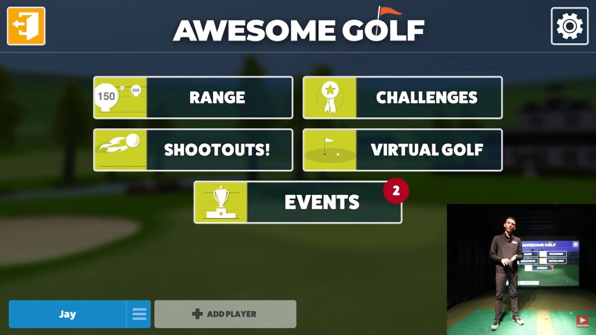 Awesome Golf Simulator Software – Range Overview with Flightscope Mevo+