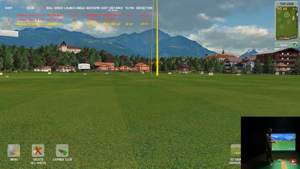 Creative Golf 3D - Flightscope Mevo+ CLUB FITTING - Callaway APEX vs ROGUE