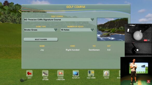 UNEEKOR EYE XO Golf Launch Monitor Playing Creative Golf 3D