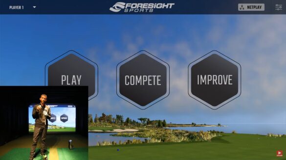 GCQuad Golf Simulator - Indoor Driver Test & Review