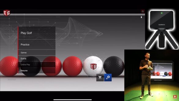 GARMIN R10 REVIEW - Playing E6 Connect iOS Golf Simulator Software