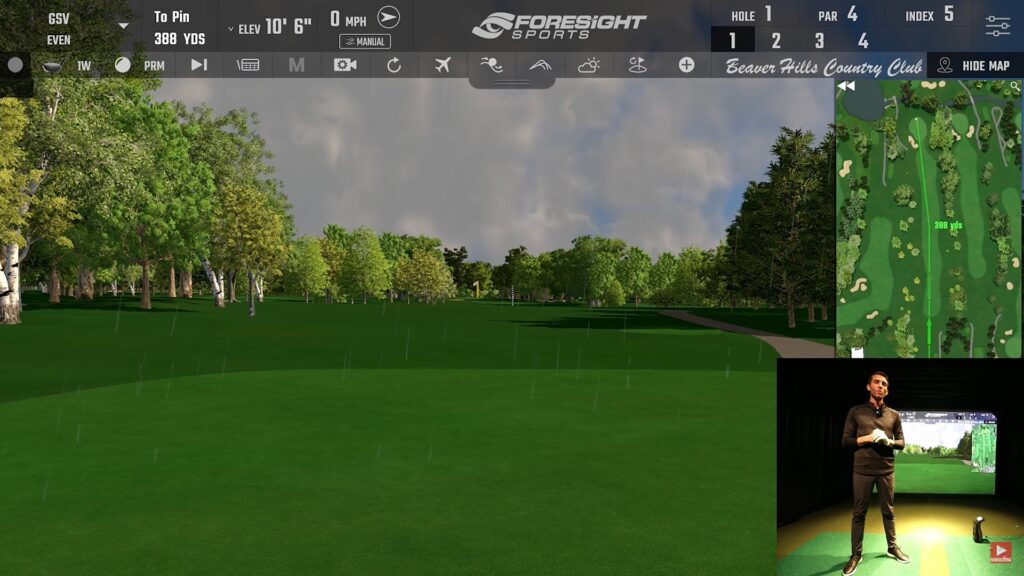 Foresight Sports GC3 Golf Simulator - Playing 9 Holes on FSX 2020