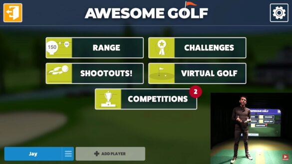 Awesome Golf Simulator UPDATE! NOW Garmin R10 Compatible!