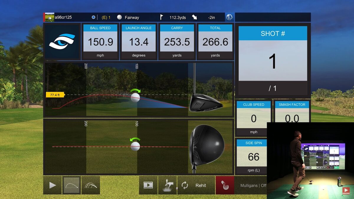 Playing a Round of Golf on a Simulator – GCQUAD & E6 Connect