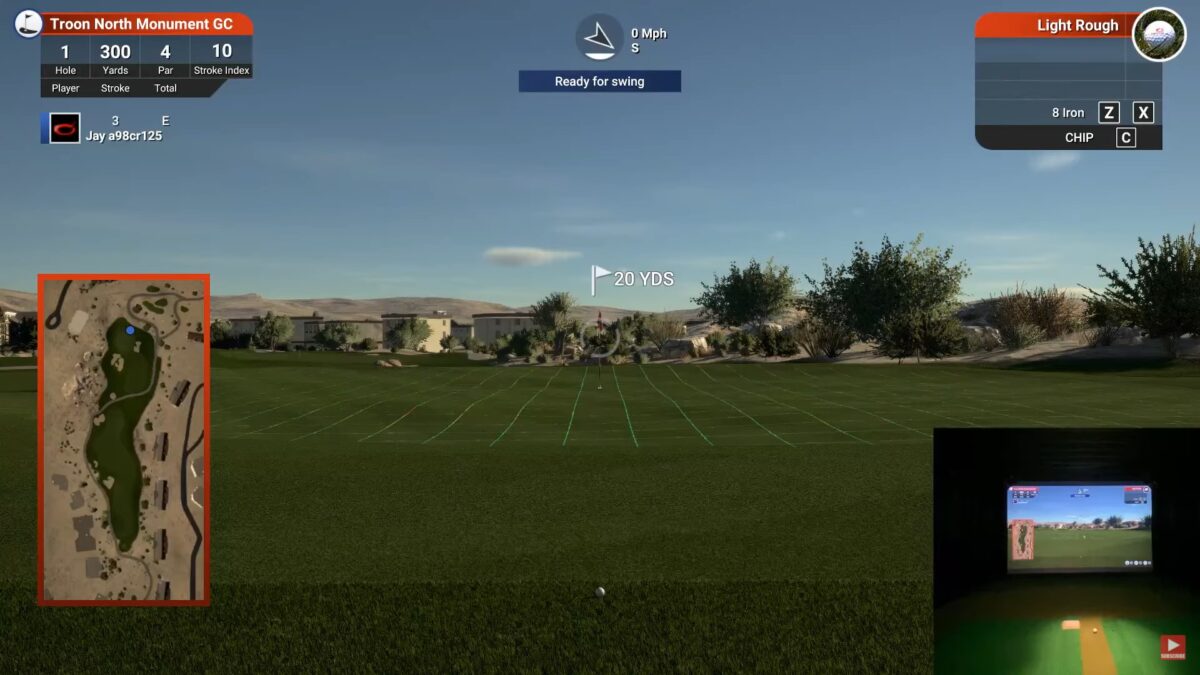 TGC 2019 – Live Golf Simulator Play at Troon North Monument