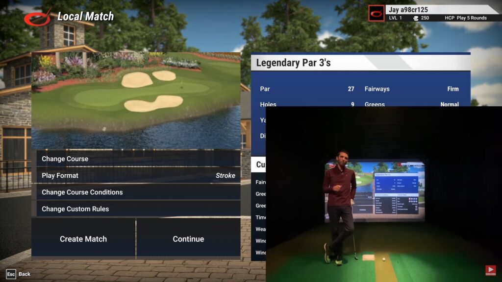 TGC 2019 Par 3 Course - Golf Simulator Review