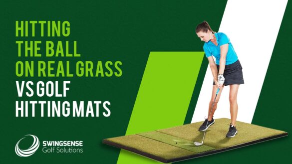 Hitting The Ball On Real Grass vs Golf Hitting Mats