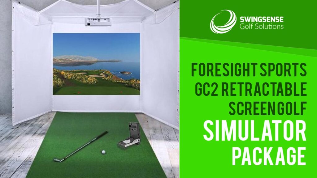 Foresight Sports GC2 Retractable Screen Golf Simulator Package