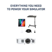 Mevo Plus HomeCourse Retractable Golf Simulator Package