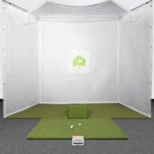 Mevo Plus HomeCourse Retractable Golf Simulator Package