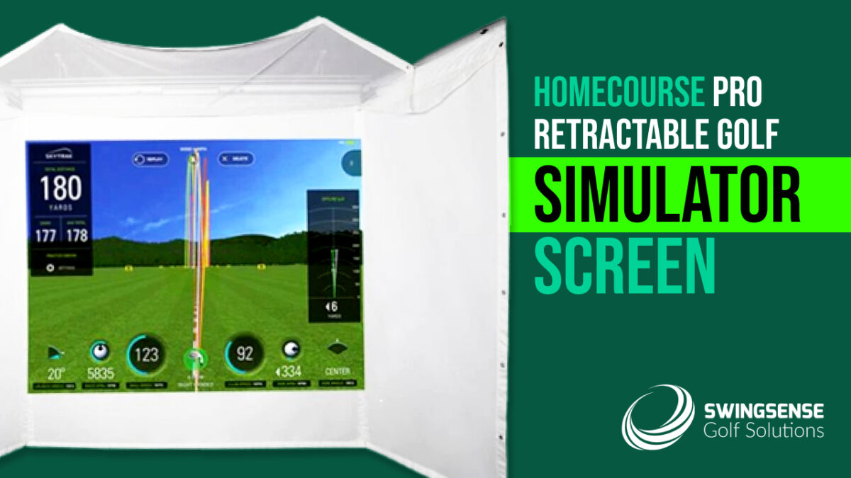 HomeCourse Pro Retractable Golf Simulator Impact Screen Review