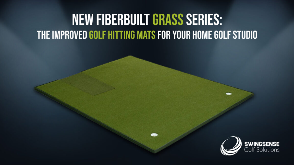 New Fiberbuilt Grass Series: The Improved Golf Hitting Mats For Your Home Golf Studio