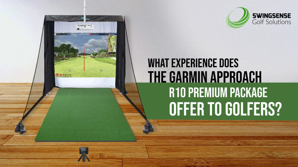 What Experience Does the Garmin Approach R10 Premium Package Offer to Golfers?