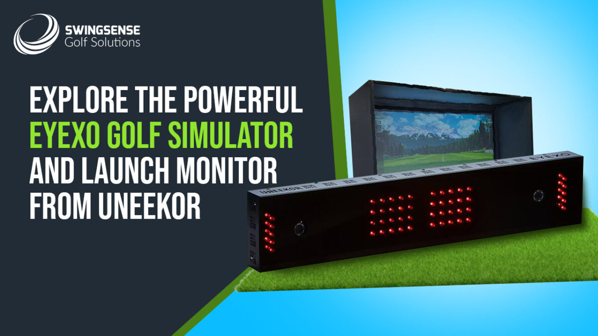 Explore the Powerful EYEXO Golf simulator and launch monitor from Uneekor