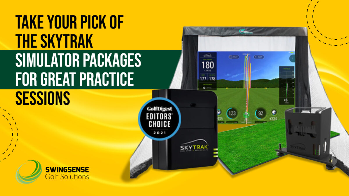 Take your Pick of the SkyTrak Simulator Packages for Great Practice Sessions