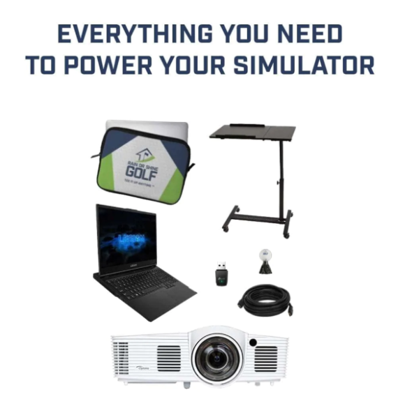 SKYTRAK RETRACTABLE Golf Simulator Package - SwingSense