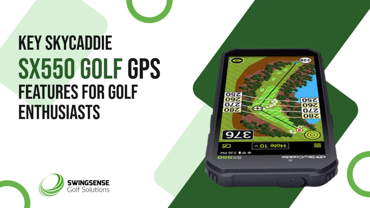 Key SkyCaddie SX550 Golf GPS features for golf enthusiasts