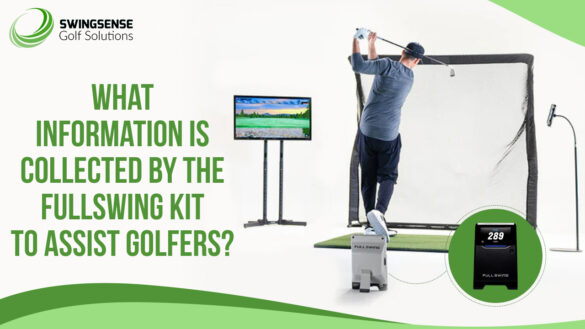 What information is collected by the FullSwing Kit to assist golfers?