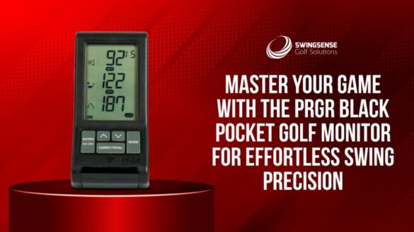 PRGR Black Pocket Golf Monitor