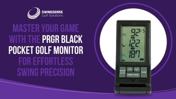 PRGR Black Pocket Golf Monitor
