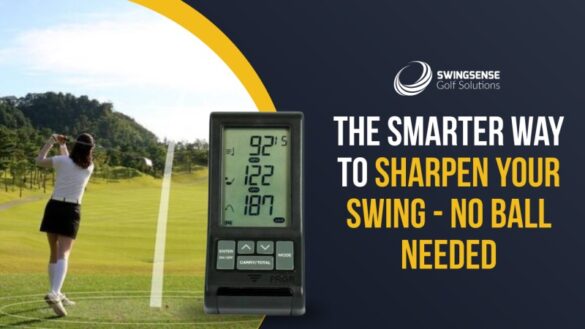 Black Pocket Golf Launch Monitor