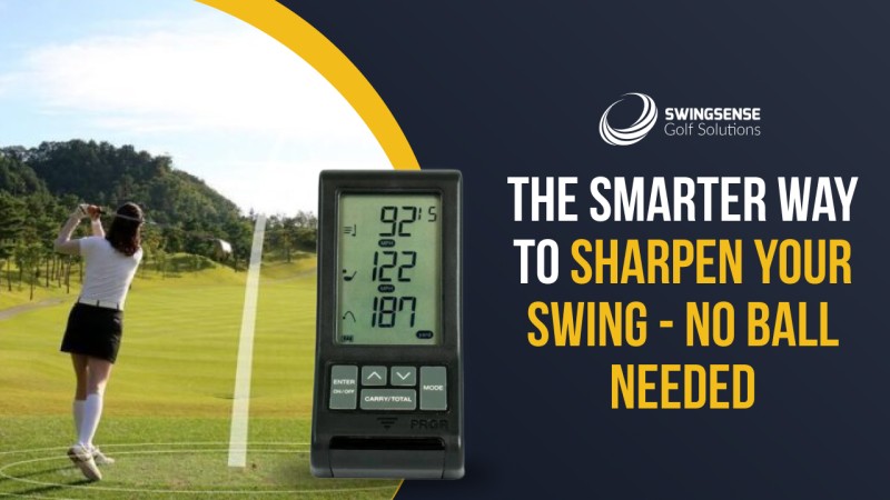 Black Pocket Golf Launch Monitor